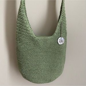 The Sak Crochet Hobo - Meadow Green
